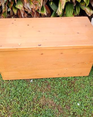 cassetta baule in legno