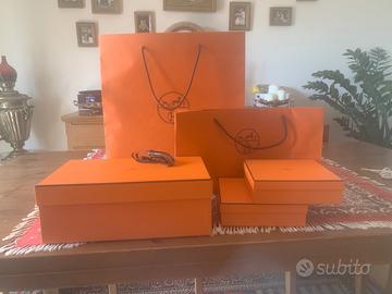 Scatole Hermès  e due borse