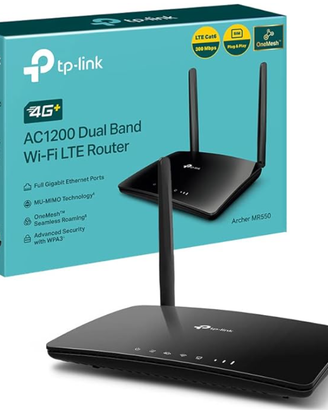TP-Link Archer MR550 Router 4G con Sim Cat6 AC1200