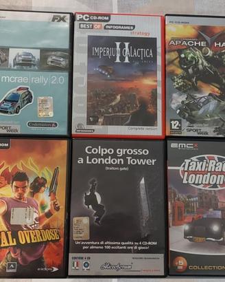 Lotto giochi PC vari Cd + Libretto Istruzioni