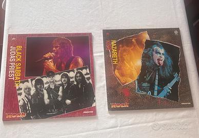 2 vinili rock/metal  4 gruppi - Kiss black sabbath