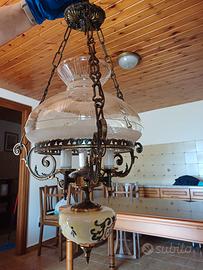 Lampadario rustico