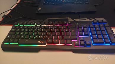 Tastiera gaming retroilluminata