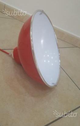 Lampadario Rosso