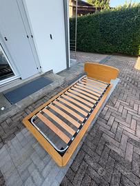 Brandina singola in legno 90x205 cm
