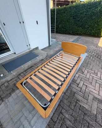 Brandina singola in legno 90x205 cm