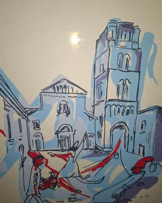 Serigrafia d'autore Del vecchio Crescenzo