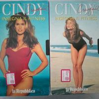 2 VHS "Insegna il fitness-Cindy Crawford"