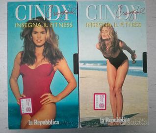 2 VHS "Insegna il fitness-Cindy Crawford"