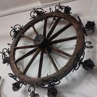 ruota carro antico 