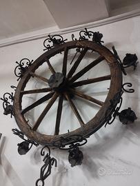 ruota carro antico 