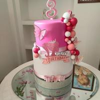 Torta scenografica barbie