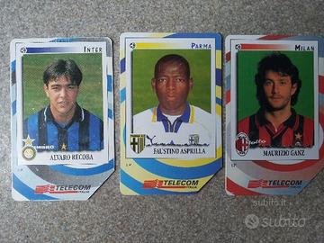 Schede telefoniche calciatori panini