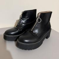 Stivaletti neri da donna Pull&Bear con cerniera 36