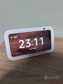 Alexa Echo Show 5 Bianco e azzurro