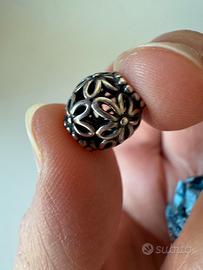 Charm argento Pandora  fiori