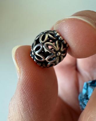 Charm argento Pandora  fiori