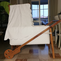 Culla a dondolo Il Gufo in legno