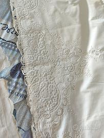 Lenzuolo matrimoniale da corredo 