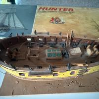 Modellino Hunter nave 1797 vintage