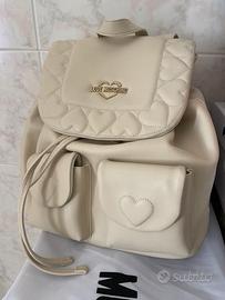 Zaino Love Moschino color panna