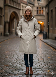 🧥 Woolrich Luxury Parka - Beige Sabbia