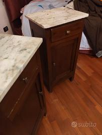 Due comodini in arte povera