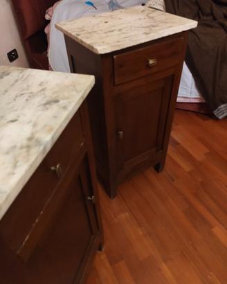 Due comodini in arte povera