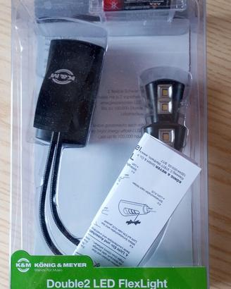 Lampada da leggio a batterie e alimentarore