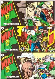 Fumetti Capitan Miki-strisce 5ª serie anastatica