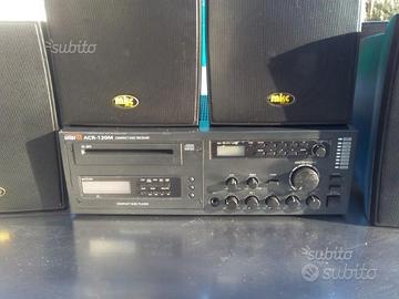 Sinto-amplificatore con lettore CD e mp3