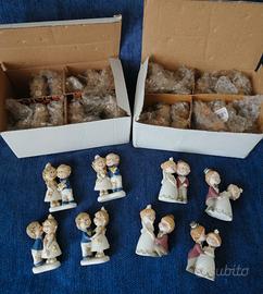 Figure SPOSI in resina - h cm. 7 - otto modelli