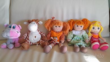 peluches vari