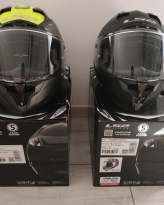 Coppia Caschi Integrali LS2 FF327 Challenger XL XS