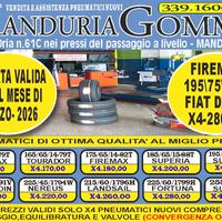  pneumatici nuovi economici di prima scelta