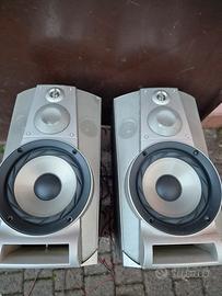 casse Sony potenti stereo vintage garage 