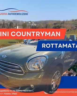 Mini cauntryman ricambi usati vettura rottamata