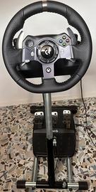 Logitech G920 XBox PC + Supporto da terra