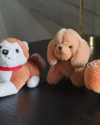 TRUDI mini peluche SET Cane Husky, Cane Spaniel, G
