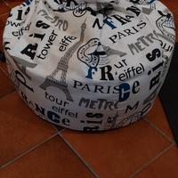 Pouf sacco cotone