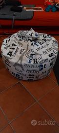 Pouf sacco cotone