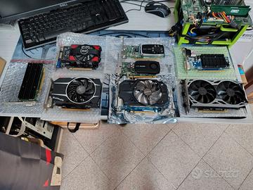 Lotto schede video-GTX1650 Super-GTX750-GT740-Ecc.