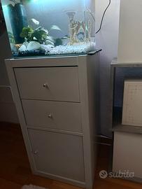 Acquario 30L+mobile+ DUE PESCI ROSSI