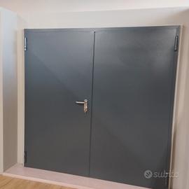 porta garage  doppia parete acciaio coibentata