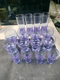 bicchieri vintage anni 70