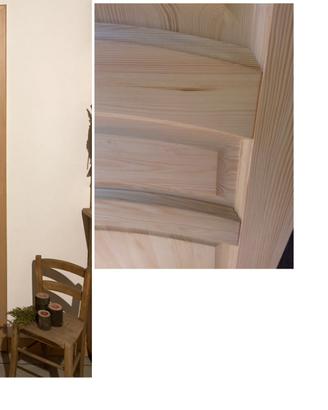 porte legno massello grezze o verniciate