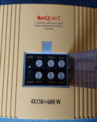 Amplificatore MarQuant 4x150 watt pari a 600 watt