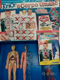 GIOCO EDUCATIVO JUNIOR  CLEMENTONI “ CORPO UMANO”
