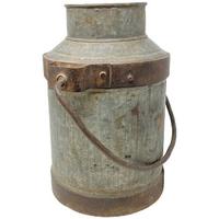 Secchio latte Antique deco giardino