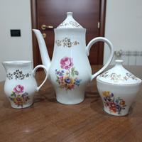 Set Caffè Porcellana Tedesca Stadtlengsfeld Vintag